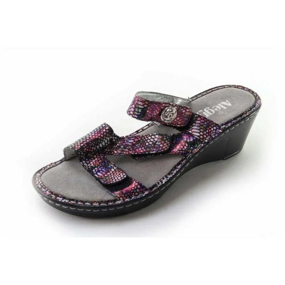 Alegria Lotti Sandals Shoes Multi Color Az 38 8-8.5 - Picture 1 of 16